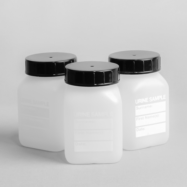 Plastic Urine Sample Container HDPE 