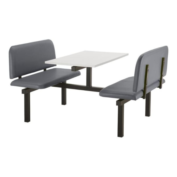 CU94 - 4-Seater Oscar Canteen Unit - 2 Way Access, Grey, White