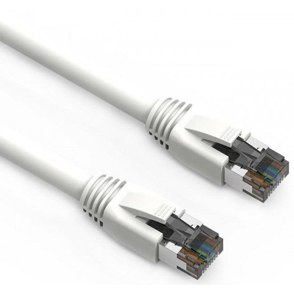 CAT8 Patch Cord Cable 1 Foot White