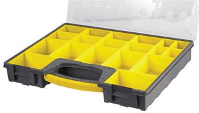 19 Compartment Organiser Case with Removable Tray
[ORG29]