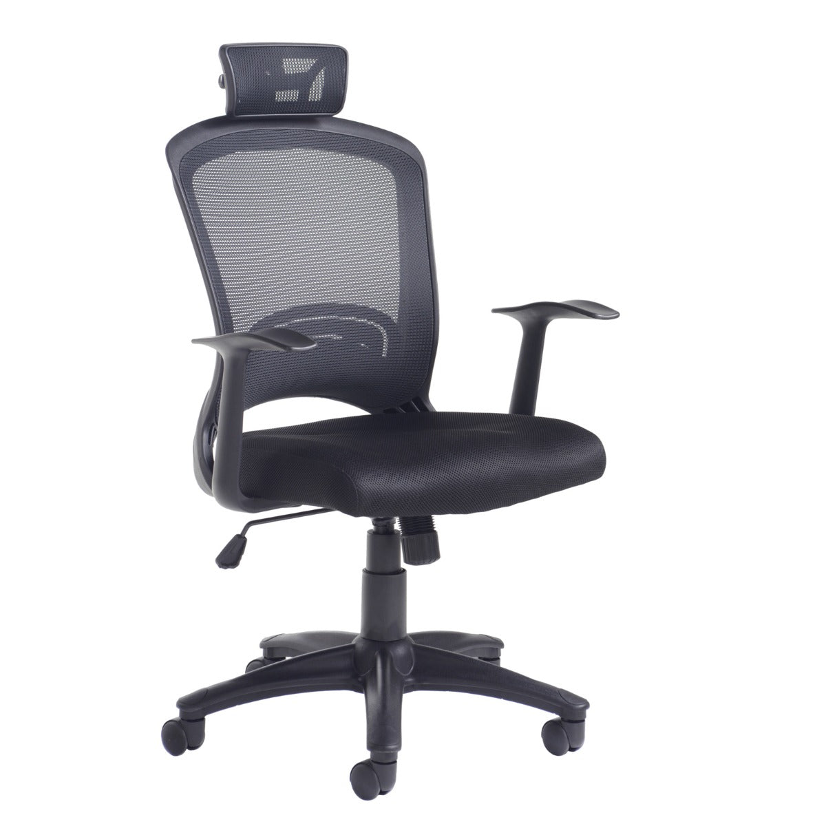 Providers Of Solaris Black Mesh Operator Office Chair with Headrest UK