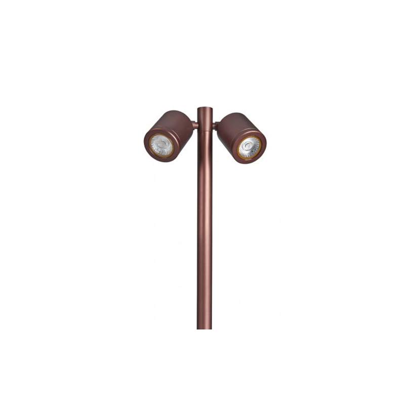 Collingwood Mains 230V LED Twin Pole Spike Light Bronze 3000K