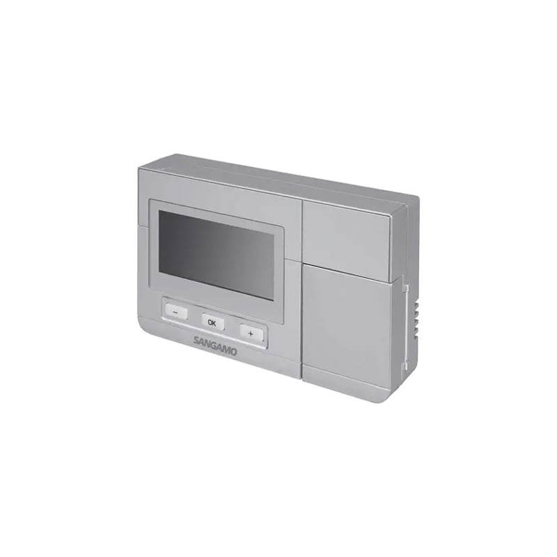 Sangamo Wireless Programmable Digital Room Thermostat Silver