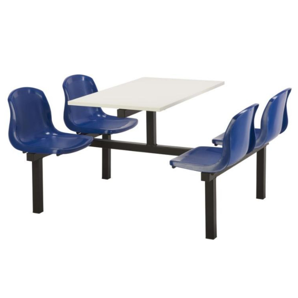 CU90 - 4-Seater Harvey Canteen Unit - 2 Way Access, Blue, White