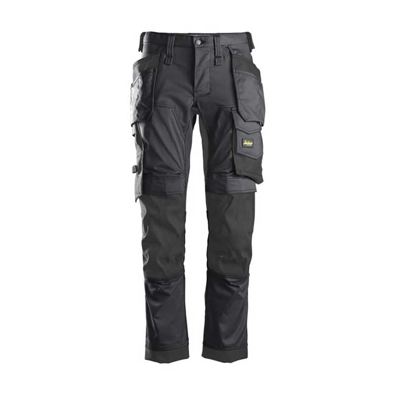 Snickers 6241 Trousers with Holster Pockets AW Stretch Steel Grey Size: 116