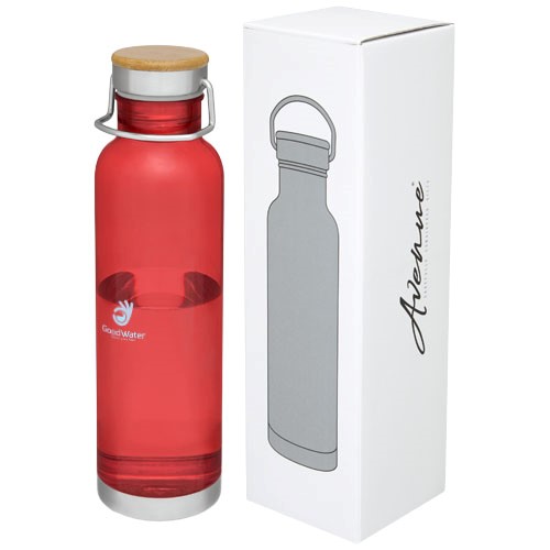 1Water Bottle With Bamboo Top