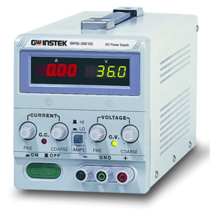 Instek SPS-606 DC Power Supply, Single Output, 60 V, 6 A, 360 W, SPS Series