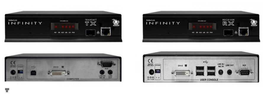 ALIF1002P-SM-IEC AdderLink Infinity Single Video Enhanced FX- Single Mode Extender. PAIR