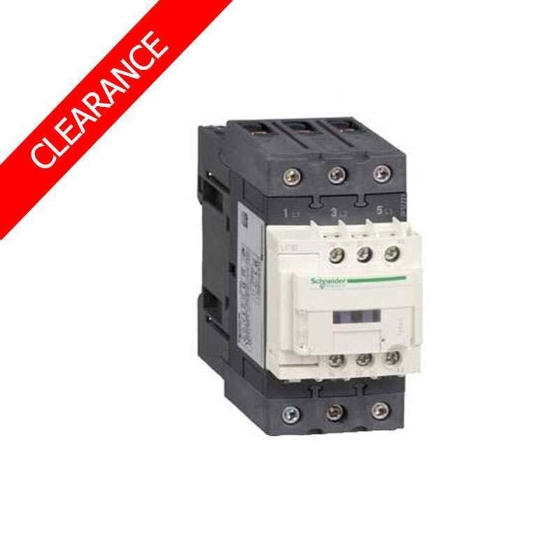 Schneider LC1D40AE7 Contactor 18.5 / 40 kW 48V AC Volt 3 N/O Poles With 1 N/O & 1 N/C Contact Configuration