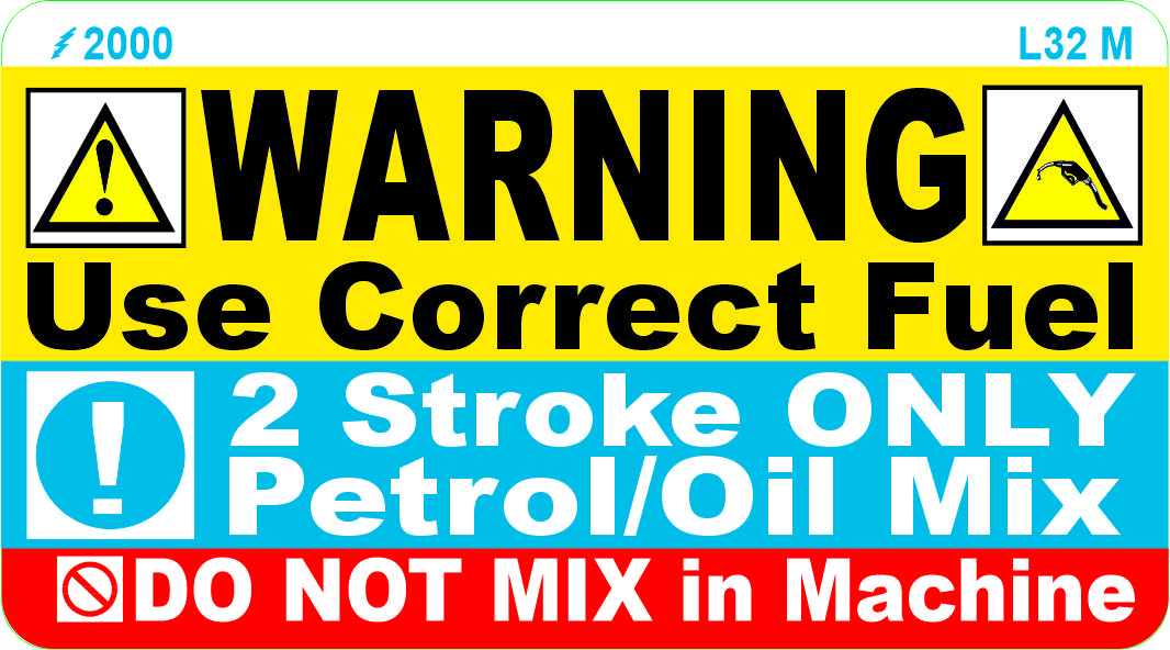 L032 M - 2 Stroke Petrol Only (Medium) (100)
[L32M]