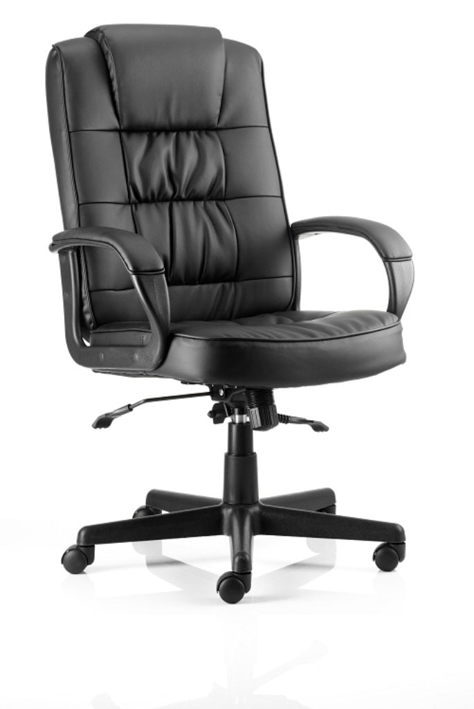 Providers Of Moore Black Leather Office Chair Huddersfield