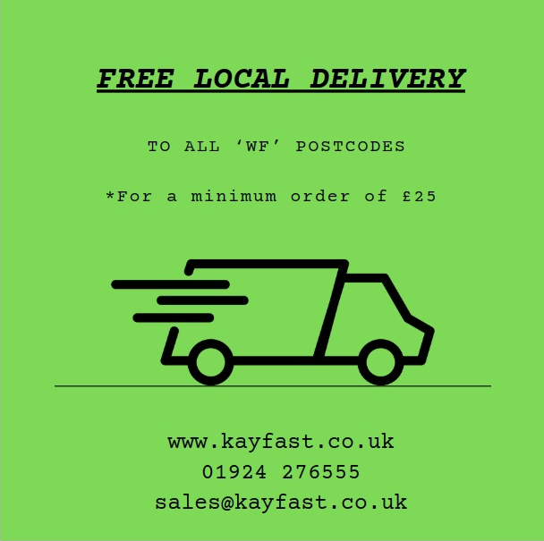 Free Local Delivery To WF Postcodes