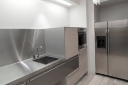 Suppliers of Bespoke Stainless Steel Splashbacks For Washrooms