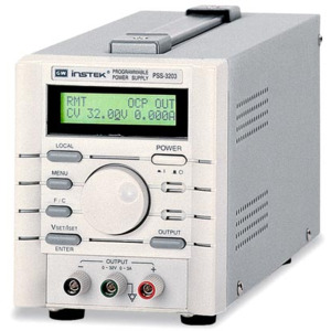 Instek PSS-3203 DC Linear Power Supply, Single Output, 32 V, 3 A, 96 W, PSS Series