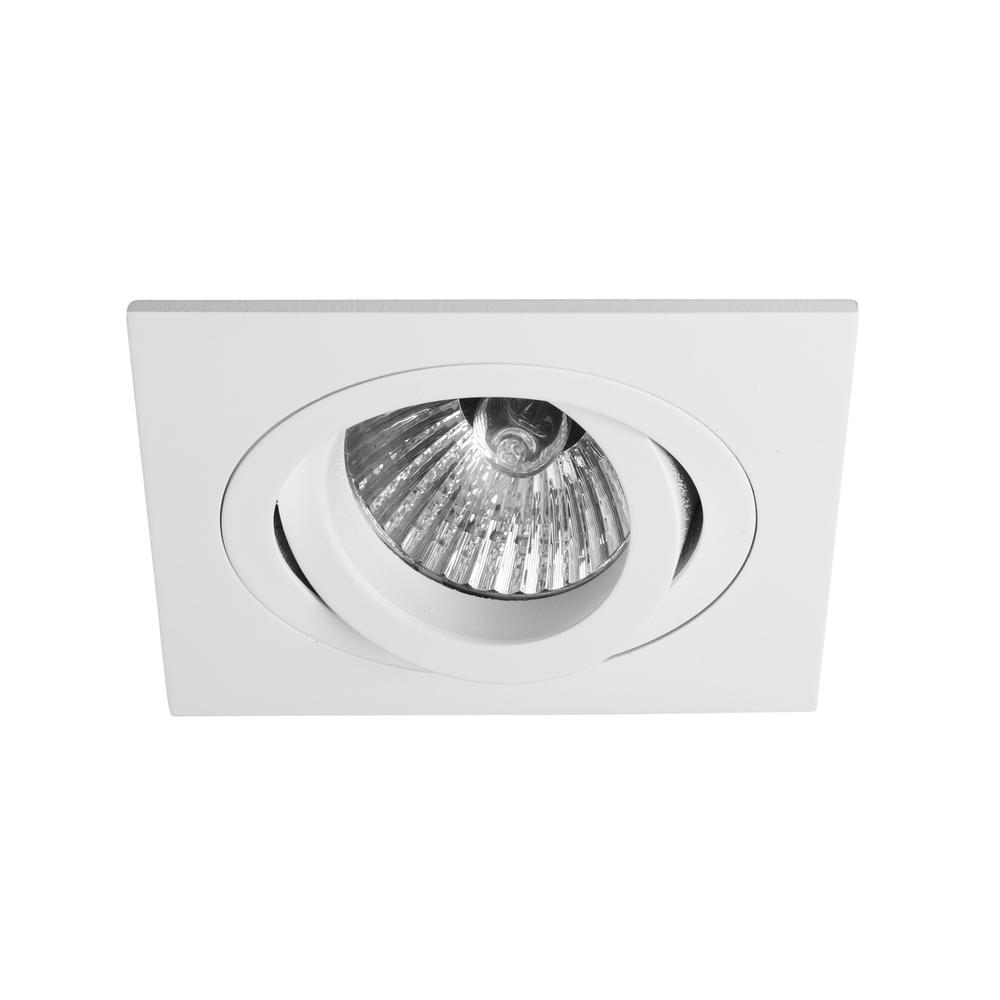 Astro Taro Square Adjustable Matt White GU10 Downlight