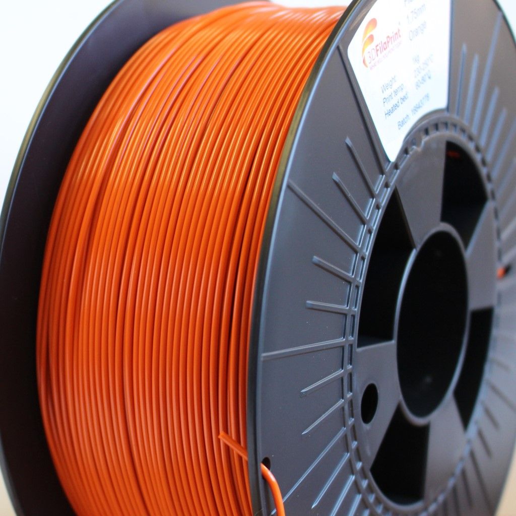 3D FilaPrint Orange PIPG 2.85mm 1Kg Recycled PETG 3D Printing Filament
