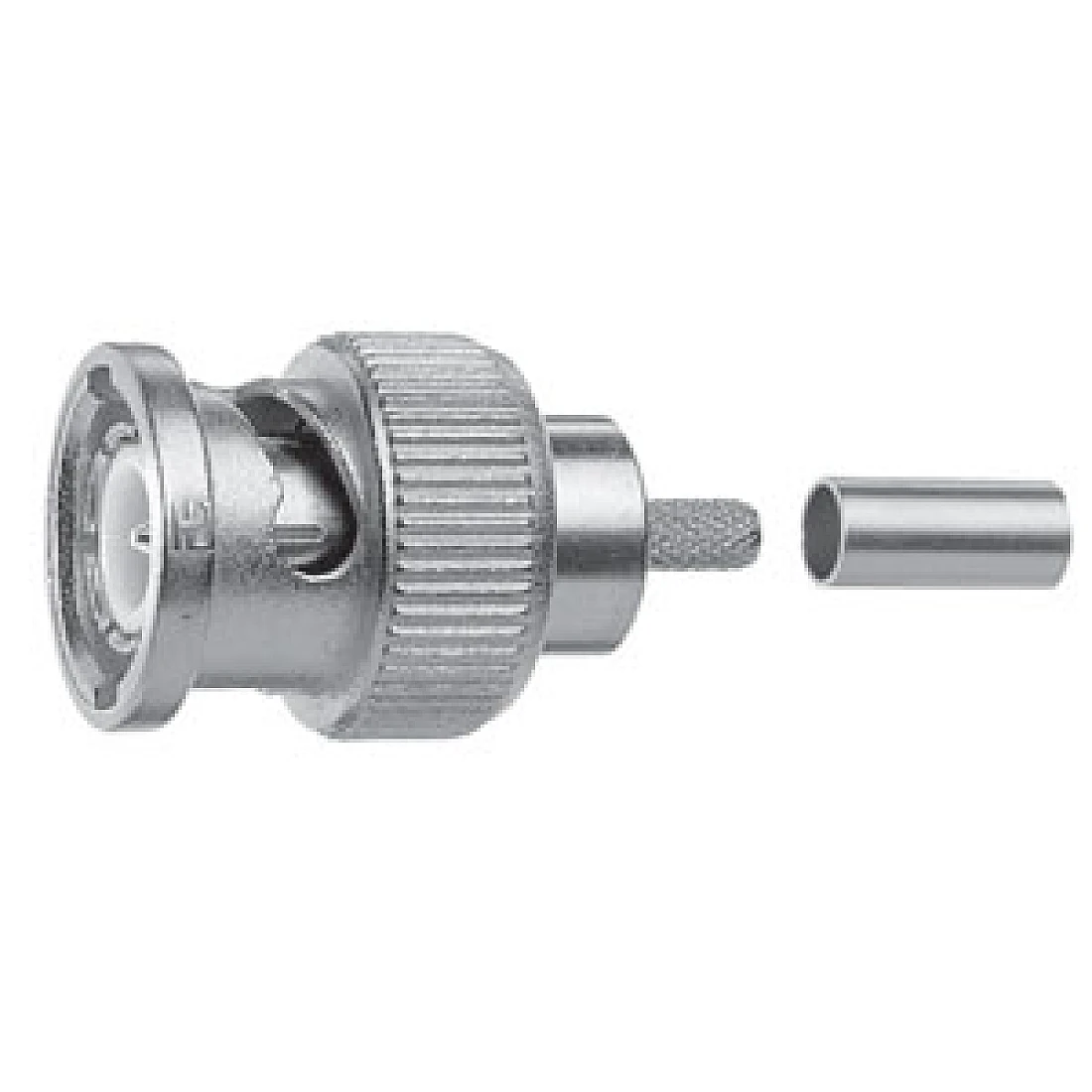 Telegartner J01000A1255 (100027453) BNC straight plug crimp 50ohm (RG58C/U)