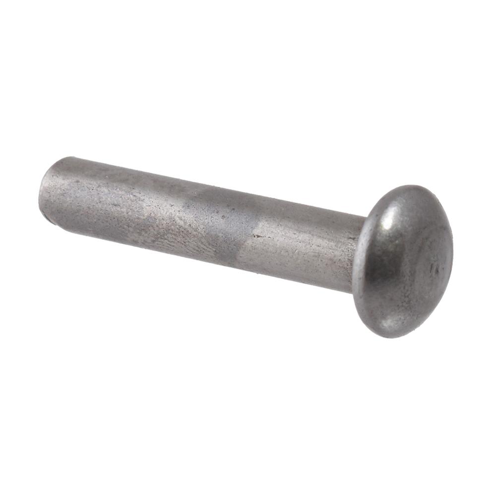 Round Steel Rivet - 40 x 6mm 12mm Head Diameter