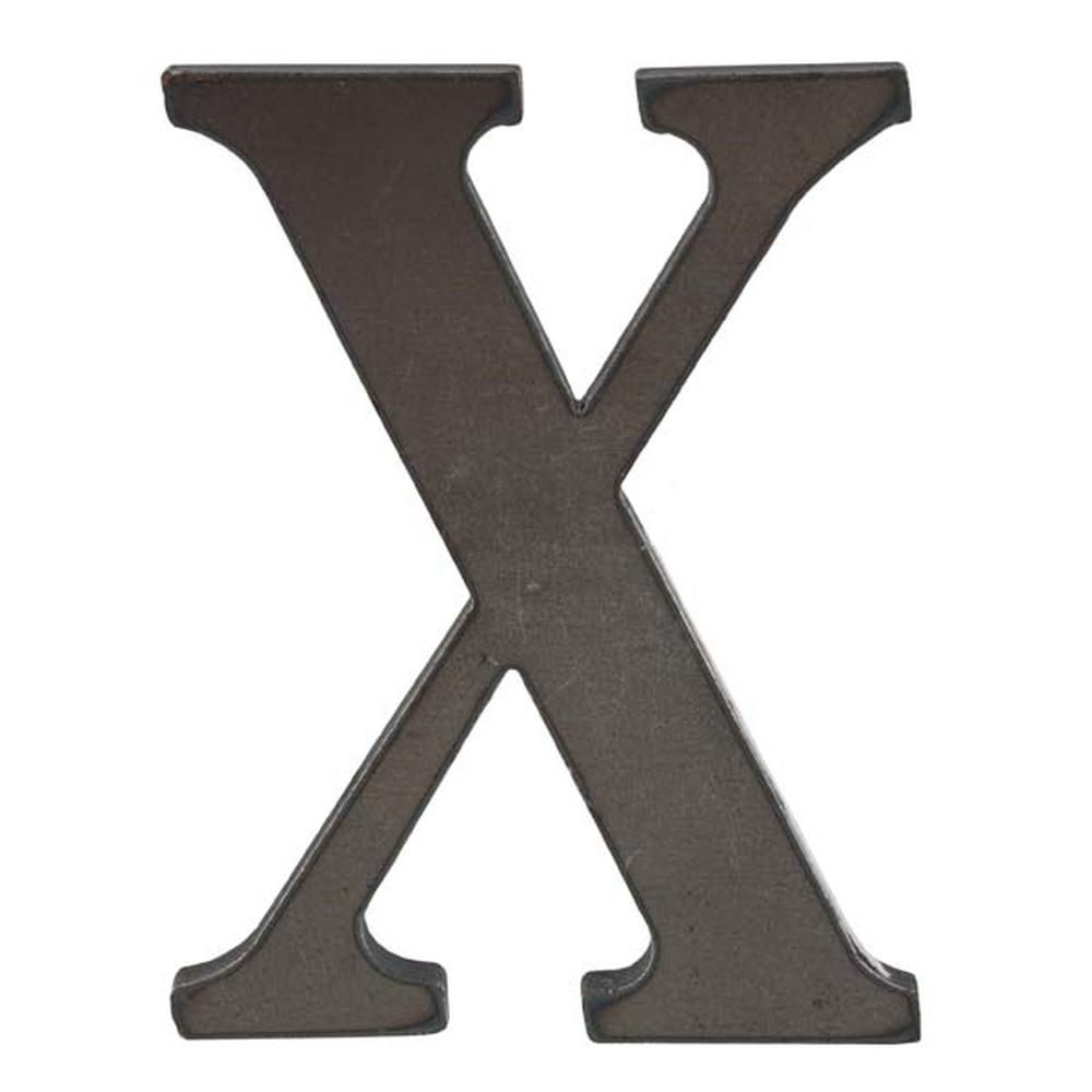 Profiled Letter X - Mild SteelHeight 50mm - 3mm Thick