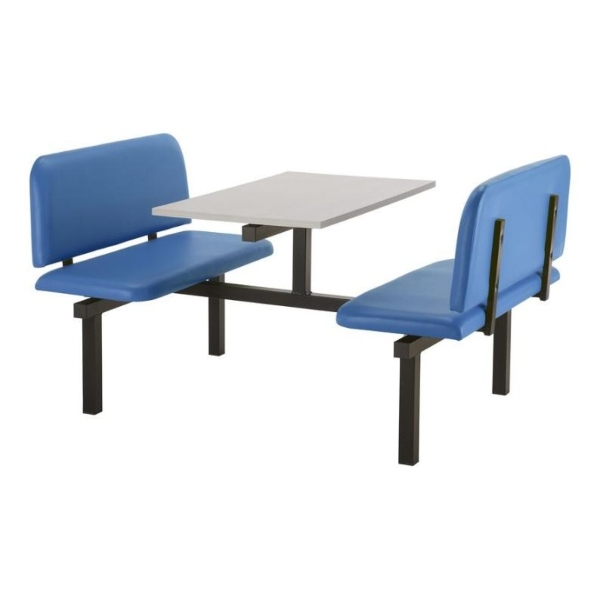 CU94 - 4-Seater Oscar Canteen Unit - 2 Way Access, Blue, Grey