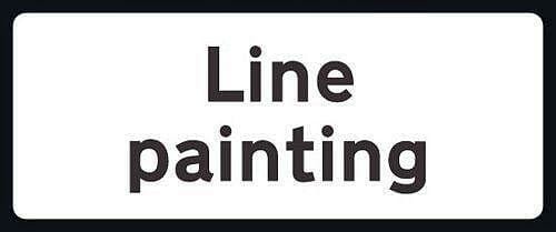 Line painting supp plate 850&#215;355 Class RA1 zintec
