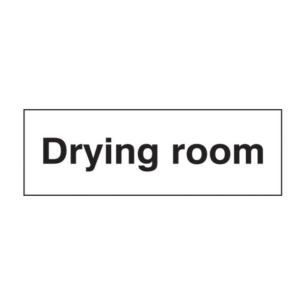Drying Room - Self Adhesive Vinyl - 600 x 200mm