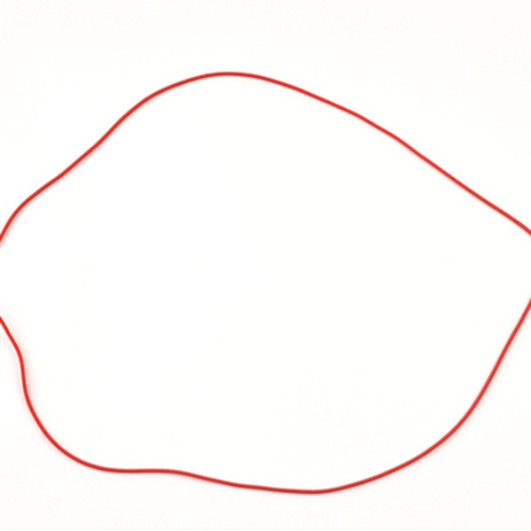 9937 RED Elastic Loop with Ball