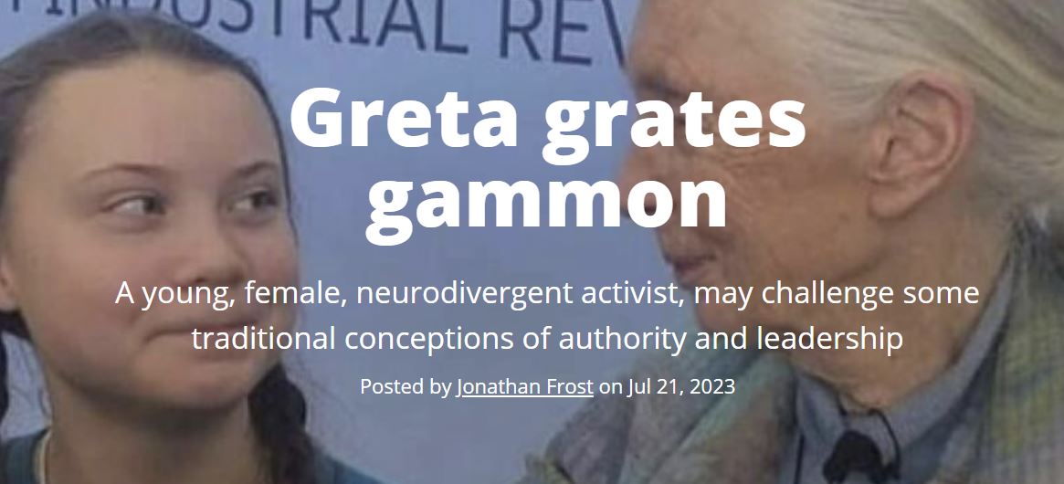 Greta Grates Gammon