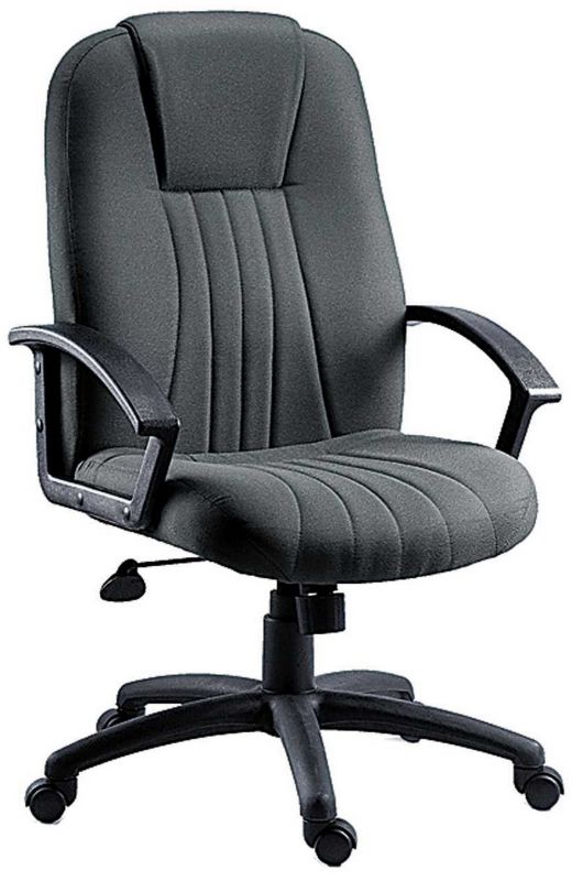 Specialisting In Fabric Executive Office Chair - Blue, Burgundy or Charcoal Option - CITY-FABRIC Huddersfield