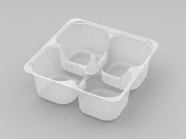 4 Cavity Deep Tray