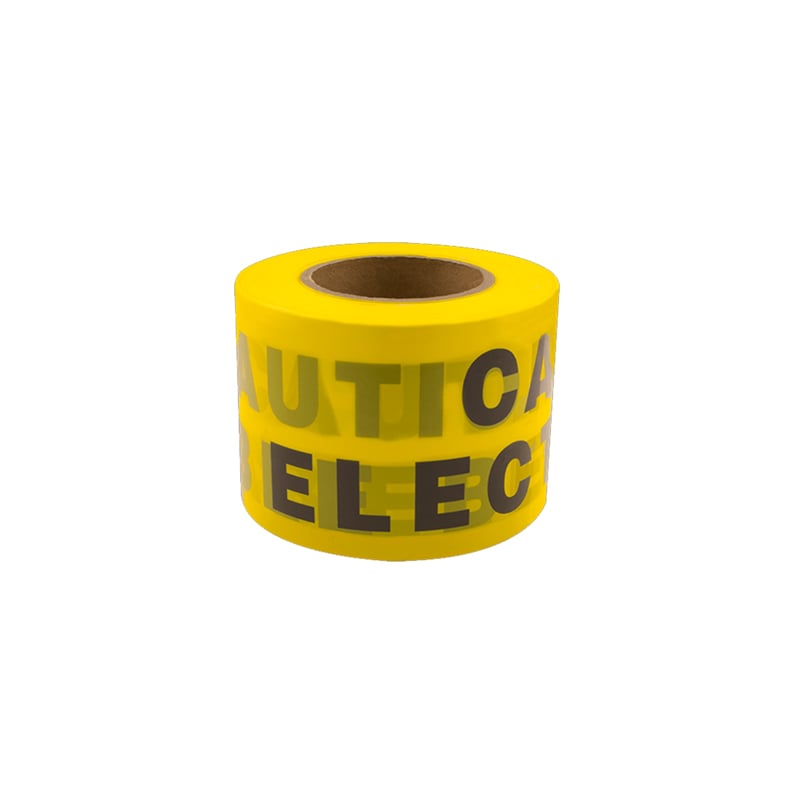 Unicrimp Underground Warning Tape Roll 100mm Wide 200 Metres Length