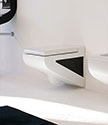 Nouveau White Wall Hung Toilet (15F)