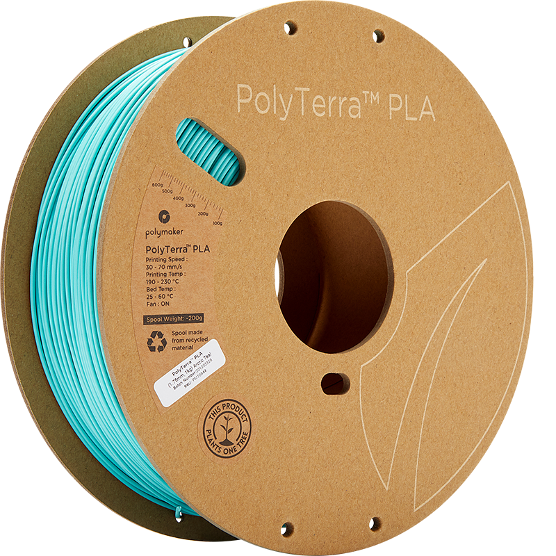 PolyTerra PLA  Arctic Teal 1.75mm 1Kg
