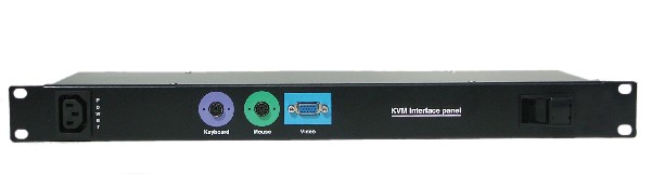 RMK-KVM-PW1-PANEL KVM & Power PS2 Port Front Access Panel KVM PANEL( Crash trolley access - Breakout Panel / Breakout Bar )19&#34; Rack KVM 1U Interface Panel