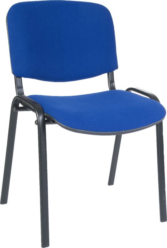 Stackable Fabric Conference Chair - Black, Burgundy or Blue Option - CONFERENCE North Yorkshire