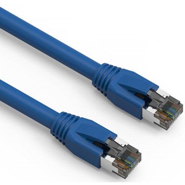 CAT8 Patch Cord Cable 7 Foot Blue