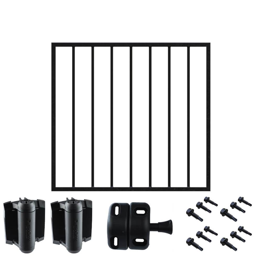 Gate for 1000mm High Fence (100mm gaps)Includes Latch/Catch&Self-Closing Hinges