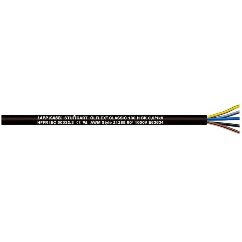 Lapp Cable 1123439 130H BK Cable 6 mm 5 Core