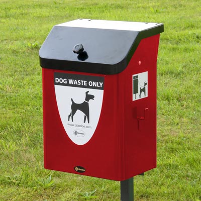 Metal Fido 35&#8482; Dog Waste Bin