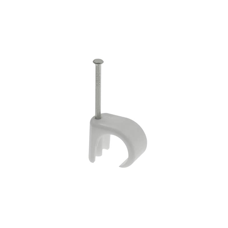 Unicrimp White Cable Clips for 22-26mm Round Cable Pack of 50