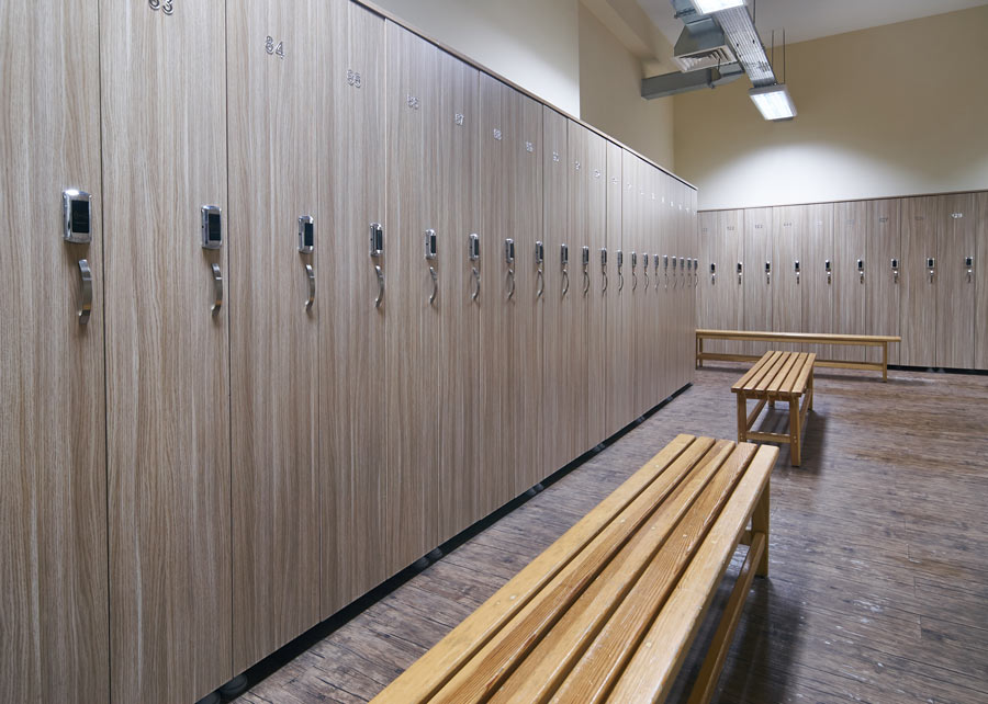 Customizable Lockers And Benches For Gyms