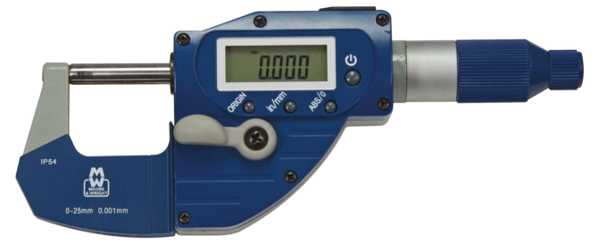 Moore & Wright Digital Absolute Snap Micrometer, 202 Series