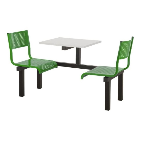 CU93 - 2-Seater Barrett Canteen Unit - Green, White