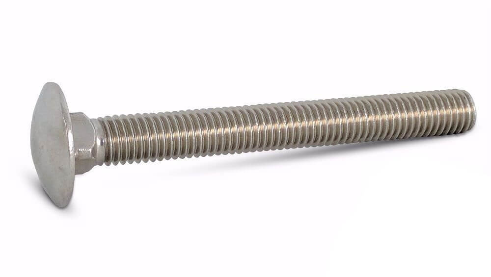 M10x45mm A2 Stainless Coach Bolt DIN 603