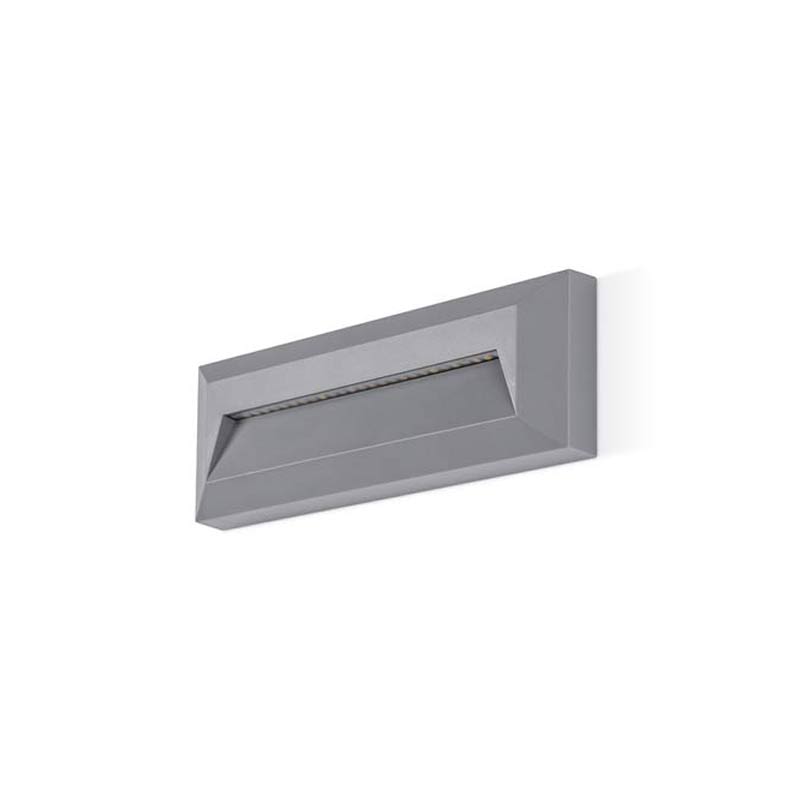 JCC Surface Mount Linear IP65 Wall/Path Light Grey 4000K