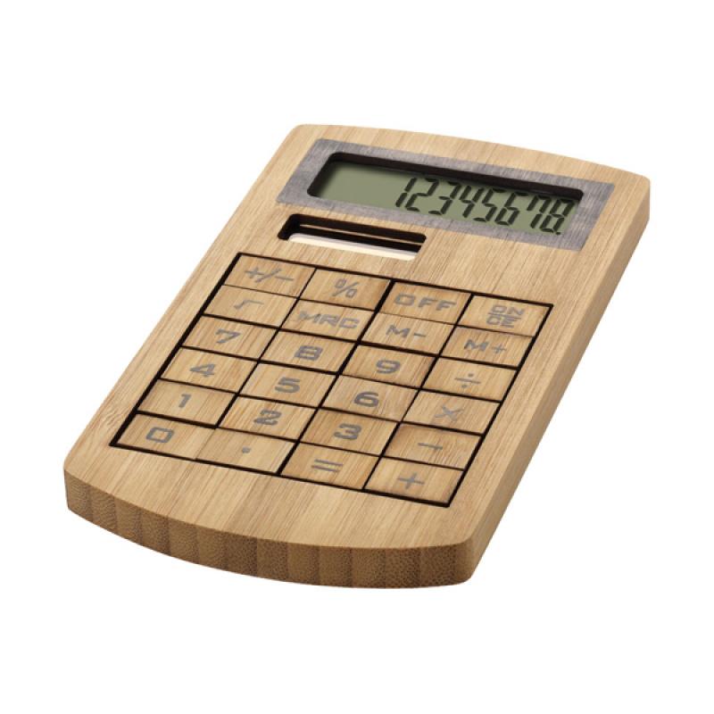 Eugene calculator made of bamboo