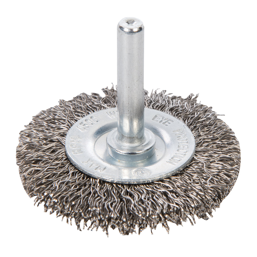 Silverline 828396 Rotary Stainless Steel Wire Wheel Brush 50mm