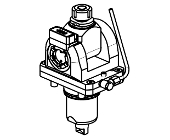 &#177;90&#176; adjustable angle driven tool with digital display --GEARED-UP 1:2- H&#61;77mm