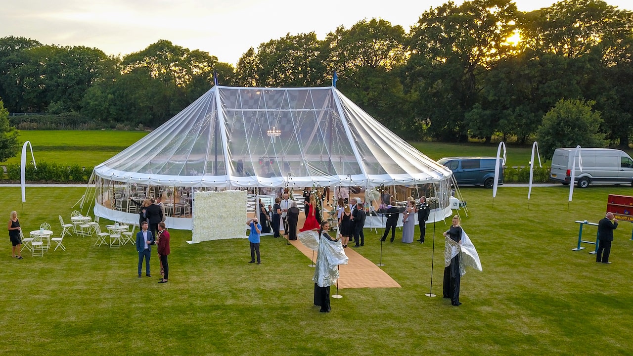 Clear Traditional Marquee Rental