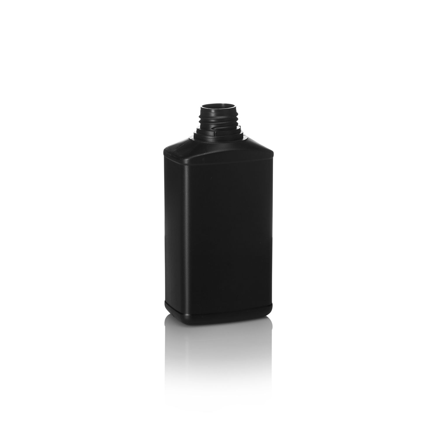 500ml Black HDPE Tamper Evident Brecon Bottle